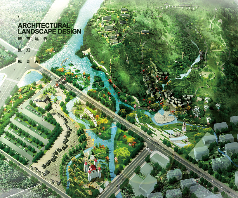 城市景觀設(shè)計 / 華東區(qū)' 獅山風(fēng)景名勝區(qū)